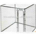 Large Galvanized Outdoor Dog Kennel Dog Cage